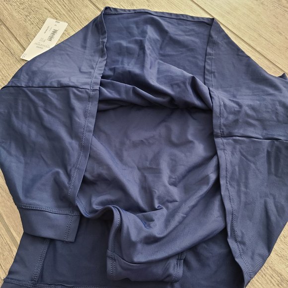 Liz Claiborne women's swim bottom skirt navy blue size 12 NWT - Picture 11 of 13